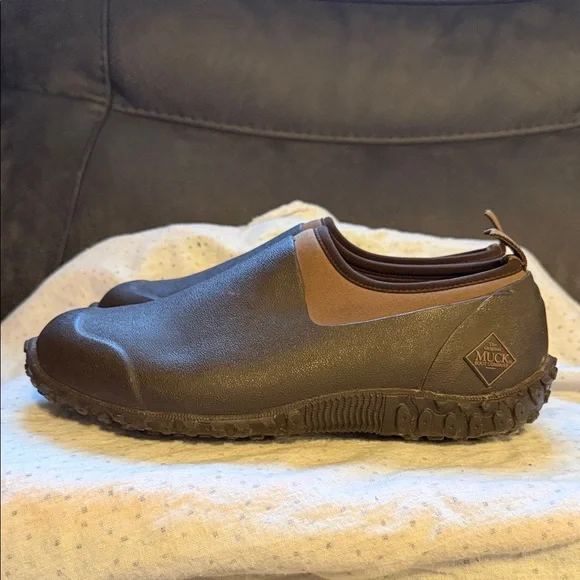 Muck Men's Black and Brown Rain & Snow Boots - Picture 3 of 7